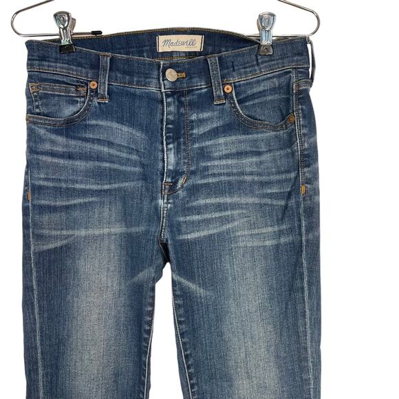 Madewell Skinny Skinny High Riser Denim Jeans Medium Wash Blue Women’s Size 27 - Picture 3 of 9